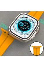 Newface Apple Watch 45mm KR412 Elegance Stylısh Kordon - Kırmızı - Görsel 6