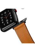 Newface Apple Watch 45mm KR415 Luaz Deri Kordon - Lacivert - Görsel 4