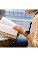 Newface Apple Watch 45mm KR415 Luaz Deri Kordon - Lacivert - Görsel 5