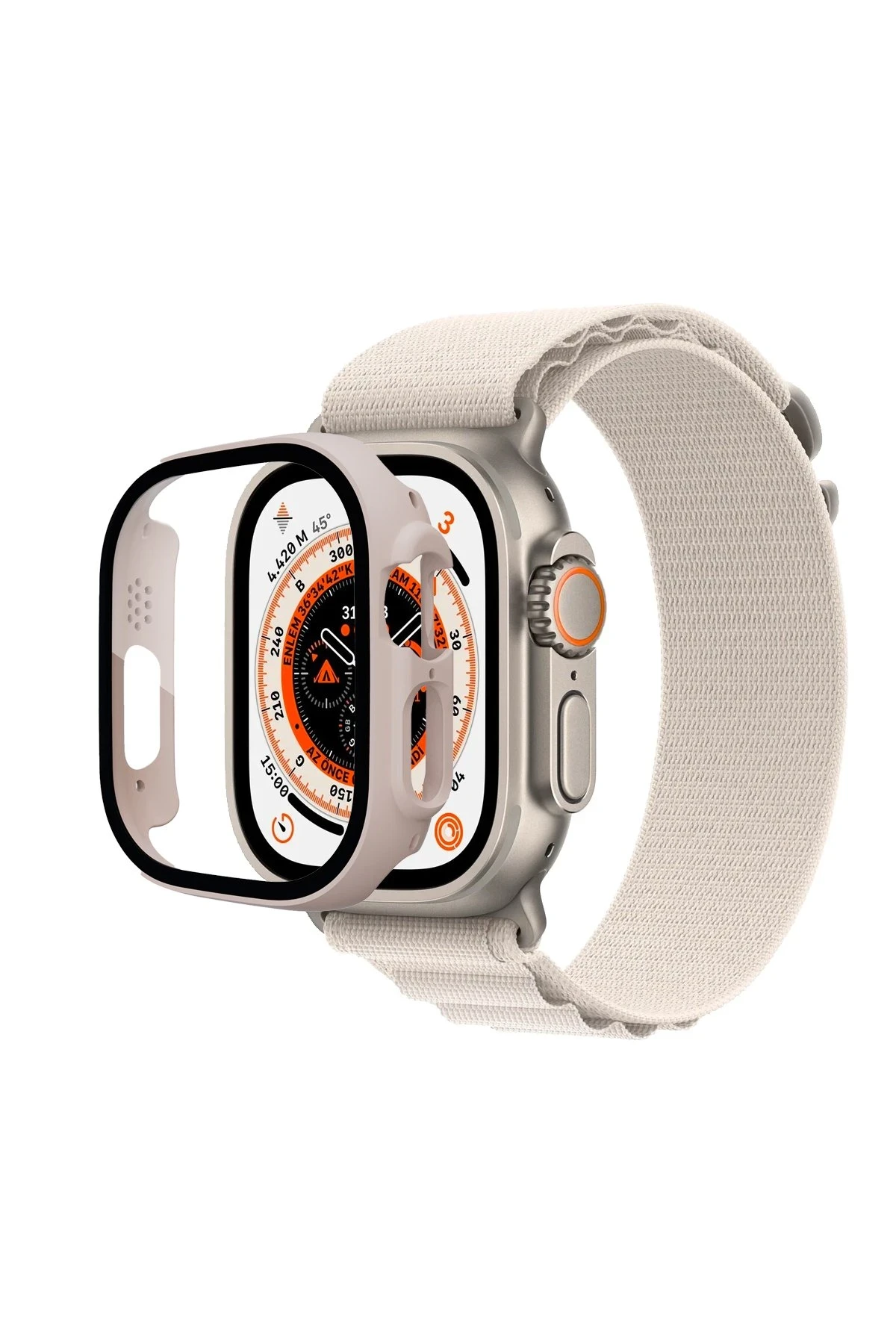 newface-apple-watch-ultra-49mm-desert-camli-kasa-ekran-koruyucu-metalik-gold-default.webp Newface Apple Watch Ultra 49mm Desert Camlı Kasa Ekran Koruyucu - Metalik Gold - Görsel 1