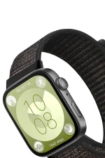 Newface Huawei Fit 4 Hasırlı Cırtcırtlı Kordon - Siyah - Görsel 2