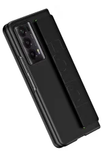Newface Huawei Honor Magic V2 Kılıf Data Kapak - Siyah - Görsel 3