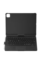 Newface iPad Pro 11 (2024) F11 ATS Kılıf Magic Dönen Klavyeli Tablet Kılıf - Siyah