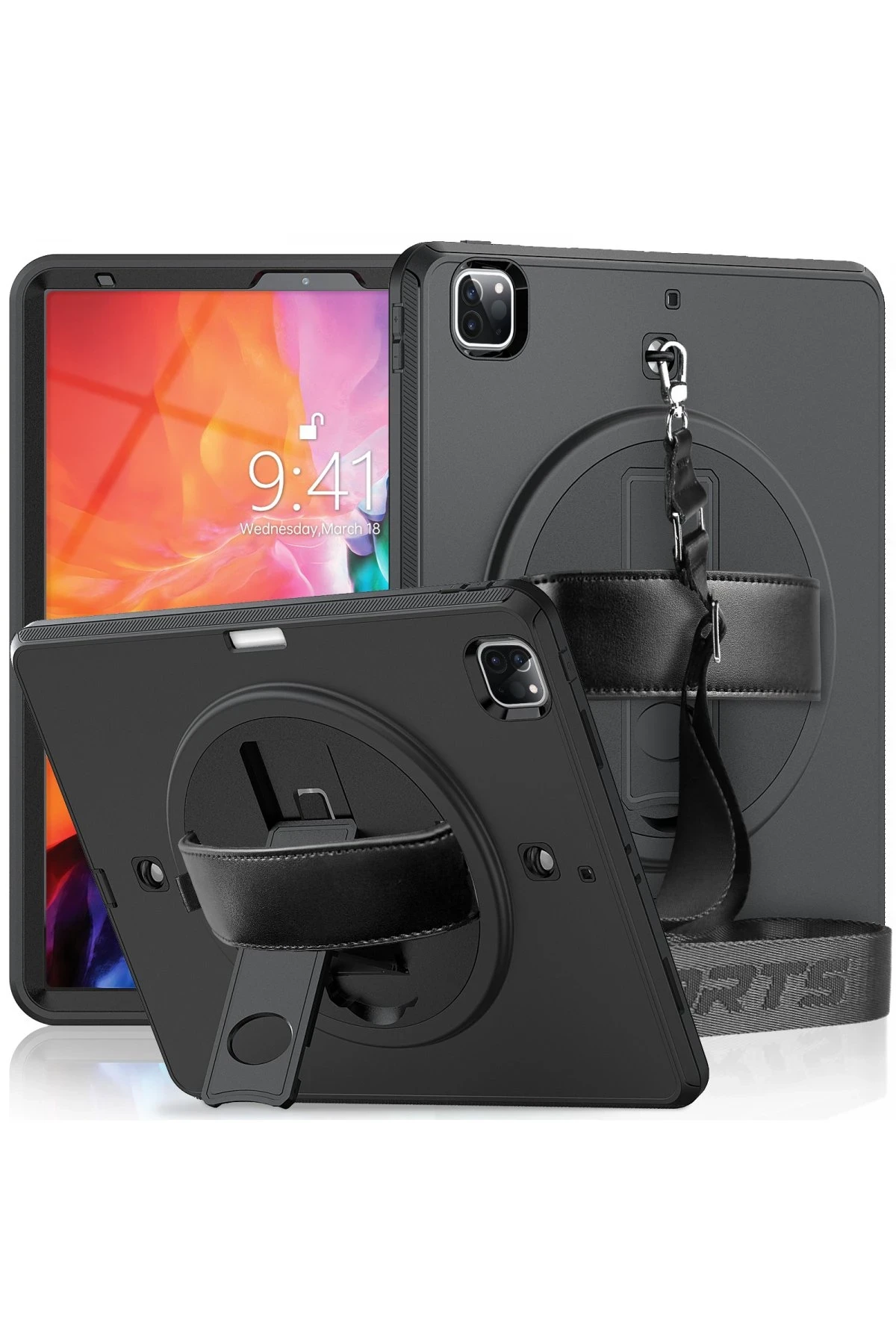 newface-ipad-pro-129-2021-kilif-strap-c-otterbox-tablet-kapak-siyah-default.webp Newface iPad Pro 12.9 (2021) Kılıf Strap-C Otterbox Tablet Kapak - Siyah - Görsel 1