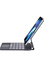Newface iPad Pro 12.9 (2022) Kılıf X9 Magic Manyetik Klavyeli Tablet Kılıfı - Siyah - Görsel 2
