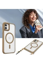 Newface iPhone 11 Kılıf Enka Magsafe Silikon Kılıf - Siyah - Görsel 2