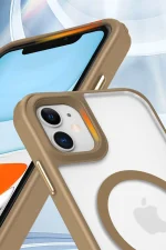 Newface iPhone 11 Kılıf Enka Magsafe Silikon Kılıf - Siyah - Görsel 3