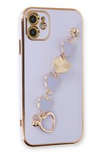 Newface iPhone 11 Kılıf Esila Silikon - Lila