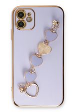 Newface iPhone 11 Kılıf Esila Silikon - Lila - Görsel 2