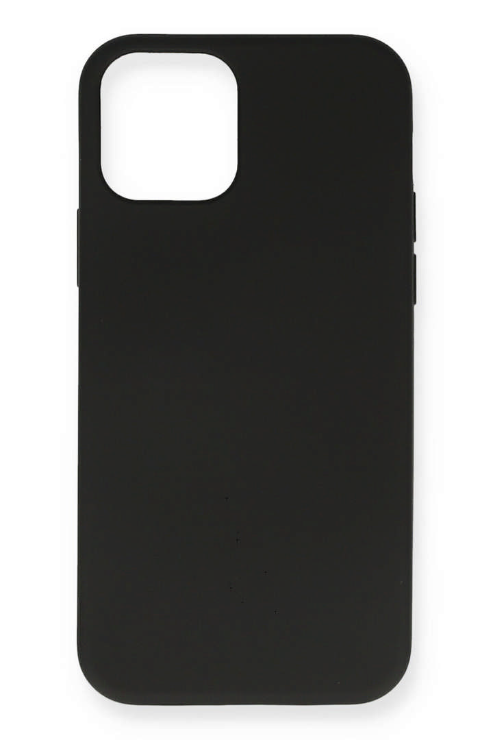 newface-iphone-12-kilif-nano-siyah-2.jpg Newface iPhone 12 Kılıf Nano içi Kadife Silikon - Siyah - Görsel 1