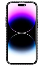 Newface iPhone 12 Pro Max Kılıf Mekanik Magsafe Kapak - Siyah - Görsel 2