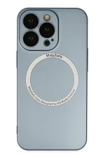 Newface iPhone 13 Pro Kılıf Jack Magneticsafe Lens Silikon - Sierra Blue