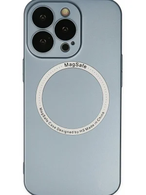 Newface iPhone 13 Pro Kılıf Jack Magneticsafe Lens Silikon - Sierra Blue
