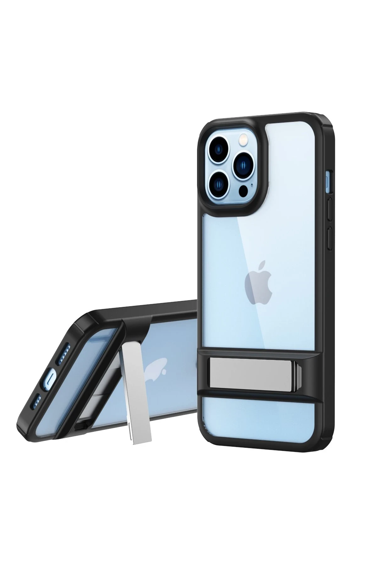 newface-iphone-13-pro-kilif-rolet-stand-kapak-siyah-default.webp Newface iPhone 13 Pro Kılıf Rolet Stand Kapak - Siyah - Görsel 1