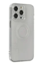 Newface iPhone 13 Pro Kılıf Santa Lens Silikon - Şeffaf - Görsel 2