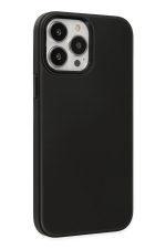 Newface iPhone 13 Pro Max Kılıf Asya Deri Silikon - Siyah - Görsel 2