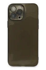 Newface iPhone 13 Pro Max Kılıf Fly Lens Silikon - Siyah
