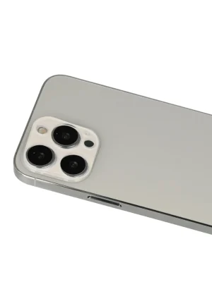 Newface iPhone 13 Pro Max Rainbow Kamera Lens Koruma Cam - Beyaz