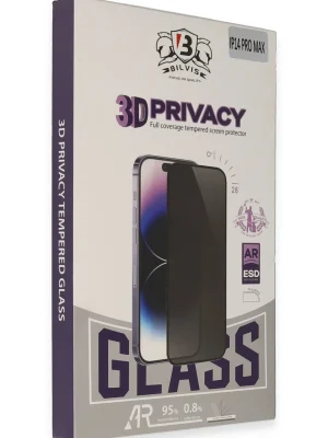 Newface iPhone 14 Bilvis 3D Hayalet Cam Ekran Koruyucu