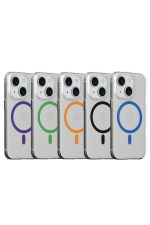 Newface iPhone 14 Kılıf Bubble Magsafe Kapak - Turuncu - Görsel 3