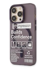 Newface iPhone 14 Pro Kılıf Apollo Magneticsafe Desenli Kapak - Apollo Mor - 6 - Görsel 2