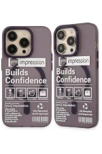 Newface iPhone 14 Pro Kılıf Apollo Magneticsafe Desenli Kapak - Apollo Mor - 6