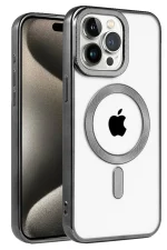 Newface iPhone 14 Pro Kılıf Kronos Magsafe Kapak - Siyah
