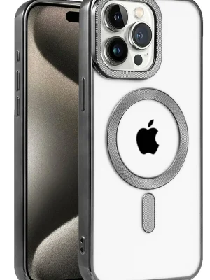 Newface iPhone 14 Pro Kılıf Kronos Magsafe Kapak - Siyah