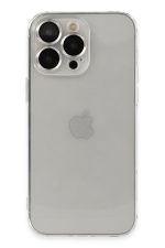 Newface iPhone 14 Pro Max Kılıf Luko Lens Silikon - Gümüş