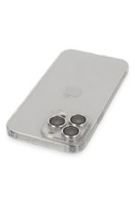 Newface iPhone 14 Pro Max Kılıf Luko Lens Silikon - Gümüş - Görsel 3