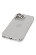 Newface iPhone 14 Pro Max Kılıf Luko Lens Silikon - Gümüş - Görsel 4