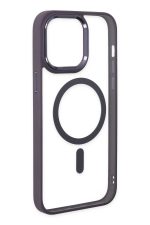 Newface iPhone 14 Pro Max Kılıf Room Magneticsafe Silikon - Derin Mor - Görsel 4