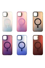 Newface iPhone 14 Pro Max Primera Magsafe Standlı Kapak - Pembe - Görsel 2
