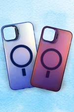 Newface iPhone 14 Pro Max Primera Magsafe Standlı Kapak - Pembe - Görsel 3