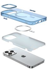 Newface iPhone 15 Kılıf Troy Magsafe Kapak - Sarı - Görsel 2