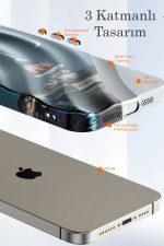 Newface iPhone 15 Pro Kılıf Crew Desenli Kapak - Çiçek - Görsel 4