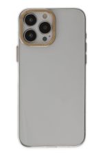 Newface iPhone 15 Pro Max Kılıf Anka PC Magneticsafe Sert Metal Kapak - Şeffaf