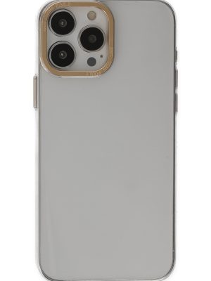 Newface iPhone 15 Pro Max Kılıf Anka PC Magneticsafe Sert Metal Kapak - Şeffaf
