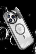 Newface iPhone 15 Pro Max Kılıf Teleskop Lens Magsafe Silikon Kapak - Lacivert - Görsel 4