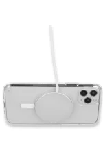 Newface iPhone 16 Kılıf Pc Real Magsafe Kapak - Şeffaf - Görsel 3