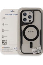 Newface iPhone 16 Pro Max Kılıf Boyi Magsafe Silikon Kapak - Gümüş - Görsel 3
