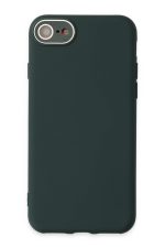 Newface iPhone SE 2020 Kılıf Lansman Glass Kapak - Koyu Yeşil