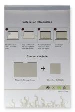 Newface Macbook Air 13.3 Macbook Manyetik Hayalet Ekran Koruyucu - Siyah - Görsel 6