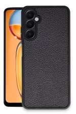 Newface Samsung Galaxy A25 5G Kılıf Aras Deri Kapak - Siyah