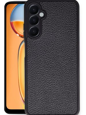 Newface Samsung Galaxy A25 5G Kılıf Aras Deri Kapak - Siyah