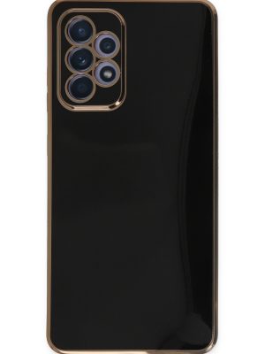 Newface Samsung Galaxy A52 Kılıf Volet Silikon - Siyah