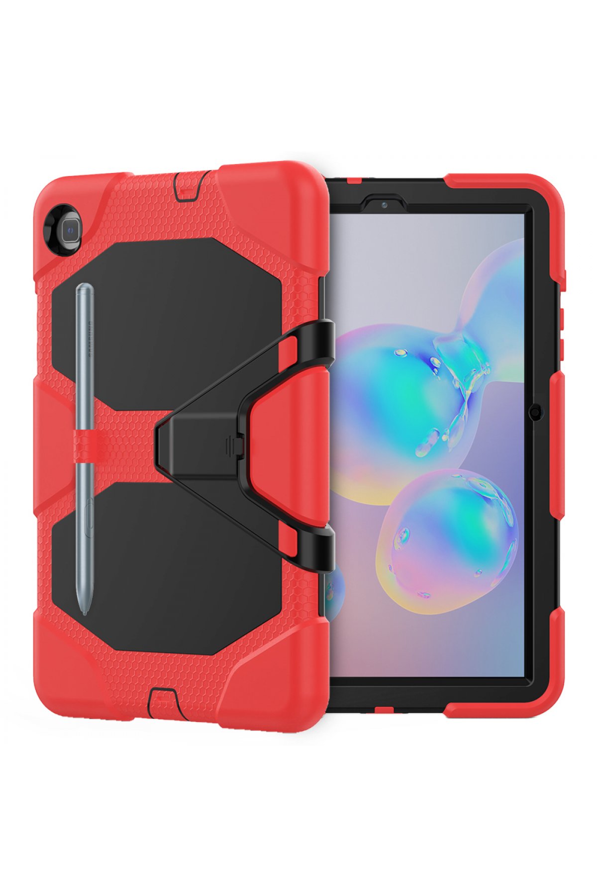 newface-samsung-galaxy-t500-kilif-griffin-tablet-kapak-kirmizi-2.jpg Newface Samsung Galaxy T500 Tab A7 10.4 Kılıf Griffin Tablet Kapak - Kırmızı - Görsel 1