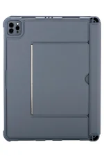 Newface T5510D iPad Pro 13 (2024) Kılıf Palermo Ledli Klavyeli Standlı Tablet Kılıfı - Siyah - Görsel 3