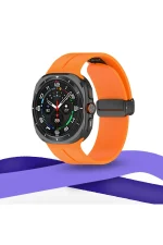 Newface Watch 7 Ultra KR418 Tender Silikon Kordon - Siyah - Görsel 2