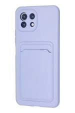 Newface Xiaomi Mi 11 Kılıf Kelvin Kartvizitli Silikon - Lila - Görsel 3
